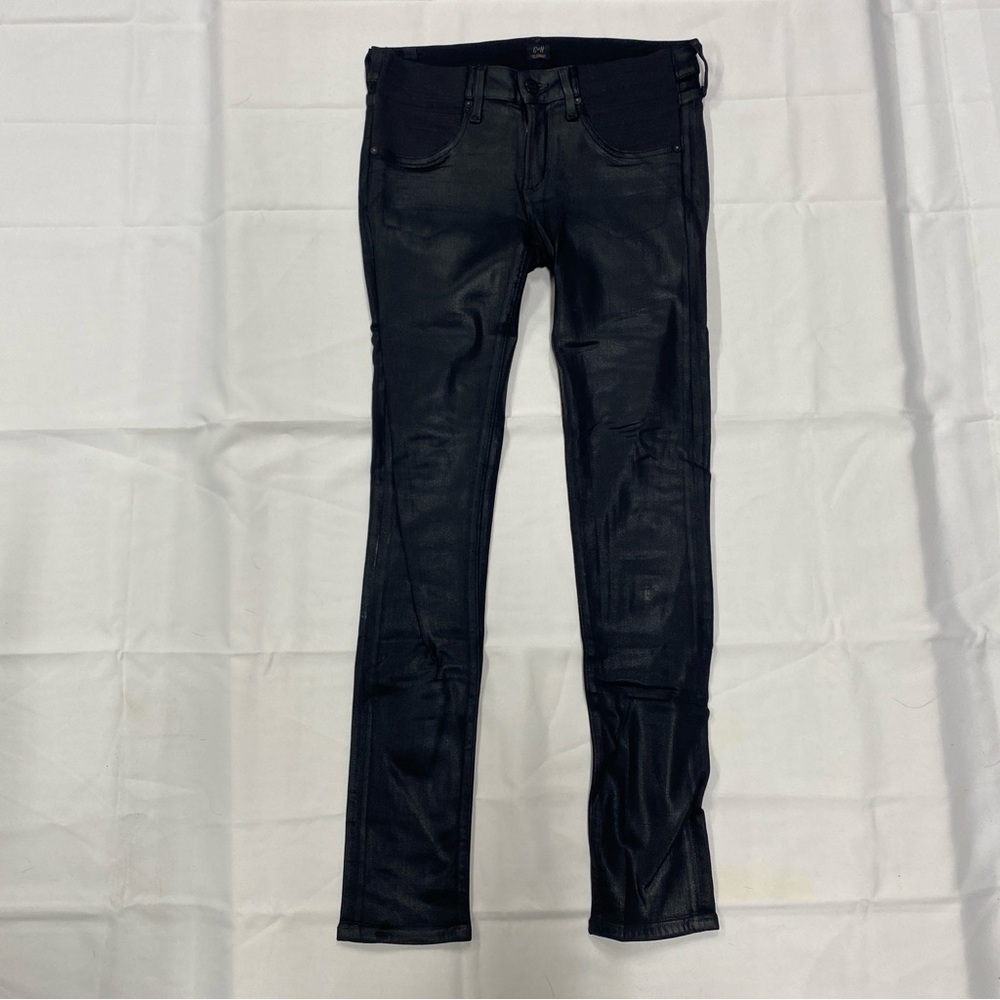 Citizens of Humanity by Jerome Dahan Sleek Shiny Black Women's Skinny Jeans 29
